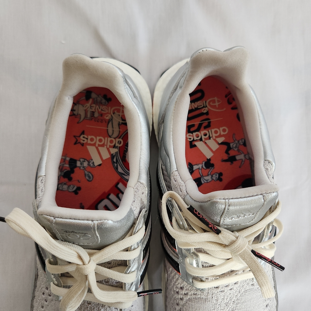 Disney adidas Men's Silver Black Red Ultraboost sz 9 men 10 women - Picture 7 of 14